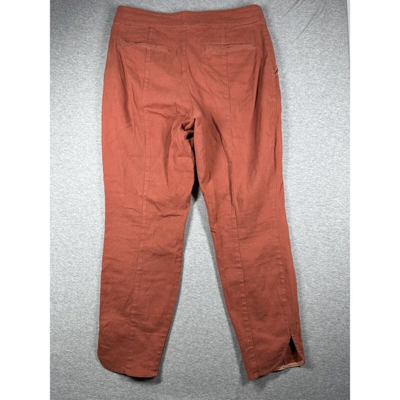 ModCloth Burnt Orange straight leg pants Size Medium‎ 30 X 25 - Picture 5 of 7